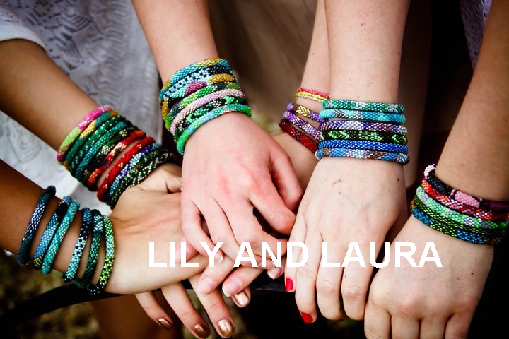 Lily and Laura: Handmade bracelets supporting a good cause